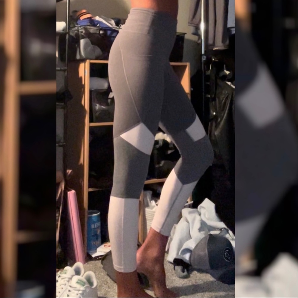 Athleta colorblock leggings